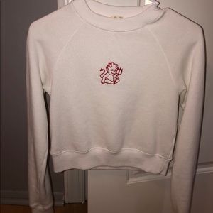 Brandy Melville/John Galt cropped sweatshirt